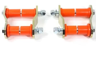 2x Rear Leaf Spring Shackle Hanger & Bush Kit For MITSUBISHI L200 K74 (87- 06) - Image 1 of 4