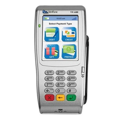 VeriFone Vx680 WiFi/Bluetooth EMV(chip)/ NFC(ApplePay)  **UNLOCKED** w/ WARRANTY - Image 1 of 4