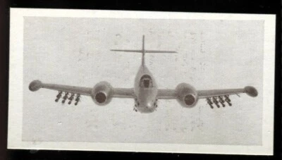 Tobacco Card, Osborne, MODERN AIRCRAFT Brown, 1952, Gloster Meteor, #14 - Image 1 of 2