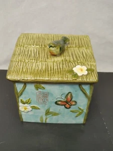 Certified International Susan Winget Canister Nature's Garden Cookie Jar - Picture 1 of 13