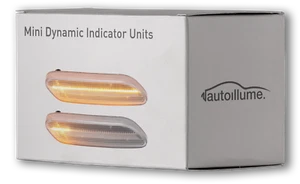 Mini Paceman R60 R61 Dynamic Sweeping Indicators Clear LED Sequential Wing Light - Picture 1 of 6