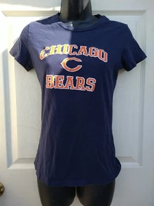 Chicago Bears Shirt Damen S Small Spellout Logo NFL Team Apparel  - Bild 1 von 12