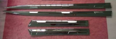 CHROME SIDE DOORS BODY MOLDING MOULIDING TRIMS FOR NISSAN NAVARA/NP300 SET OF4 - Изображение 1 из 3