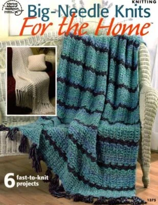 ASN BIG-NEEDLE KNITS FOR THE HOME 6 FAST TO KNIT PROJECTS - Image 1 of 4