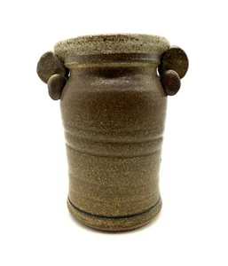 Bizen Ware Flower Vase Vessel with Handles – Studio Art Pottery by Blackburn – - Bild 1 von 9