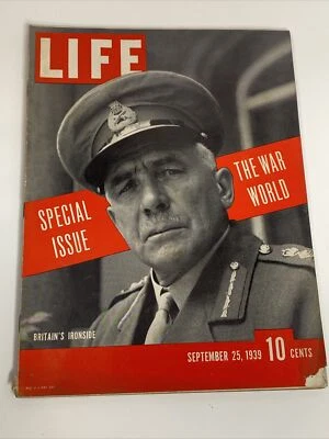 Life Magazine September 25, 1939 Special War Issue German Poland Bombings - Image 1 of 4