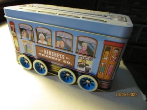 Vintage Hershey's 2000 Transit Co Trolley Car Lidded Tin w/ Wheels #2 in Series - Bild 1 von 6