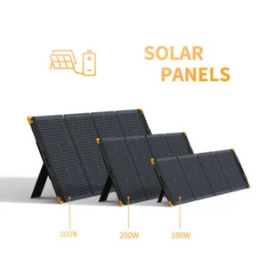Pecron Portable Foldable Solar Panel 100W/200W/300W For Power Station Outdoor - Picture 1 of 12