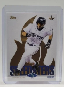 2022 Topps X Bobby Witt Jr Crown Collection #47 Ichiro Speedsters card Mariners - Picture 1 of 2