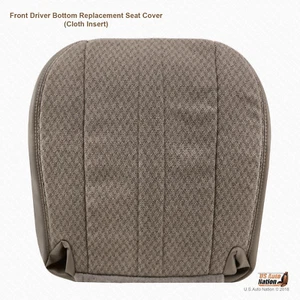 2003 2004 Chevy Express 1500 2500 3500 Van Driver Bottom Tan Fabric Seat Cover  - Bild 1 von 8