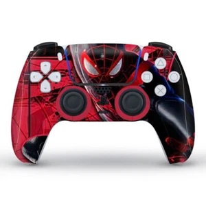 2 pezzi UK Superhero Spider PS5 controller skin adesivo decalcomania PlayStation 5 - Foto 1 di 1