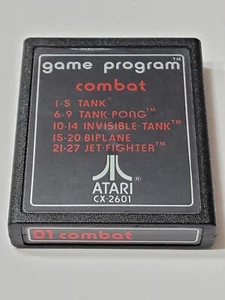01 COMBAT Atari 2600 Game cartridge tested working GATEFOLD Cartridge - Picture 1 of 1