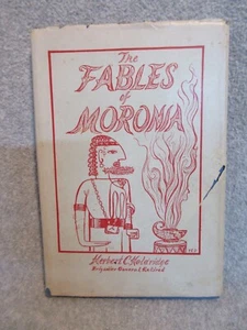 1953 AUTHOR Signed FABLES of MORONIA by HERBERT C HOLDRIDGE SPACE-UFO Sci-Fi - Picture 1 of 5