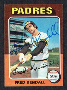 Fred Kendall #332 signed autograph auto 1975 Topps MINI Baseball Trading Card - Picture 1 of 1