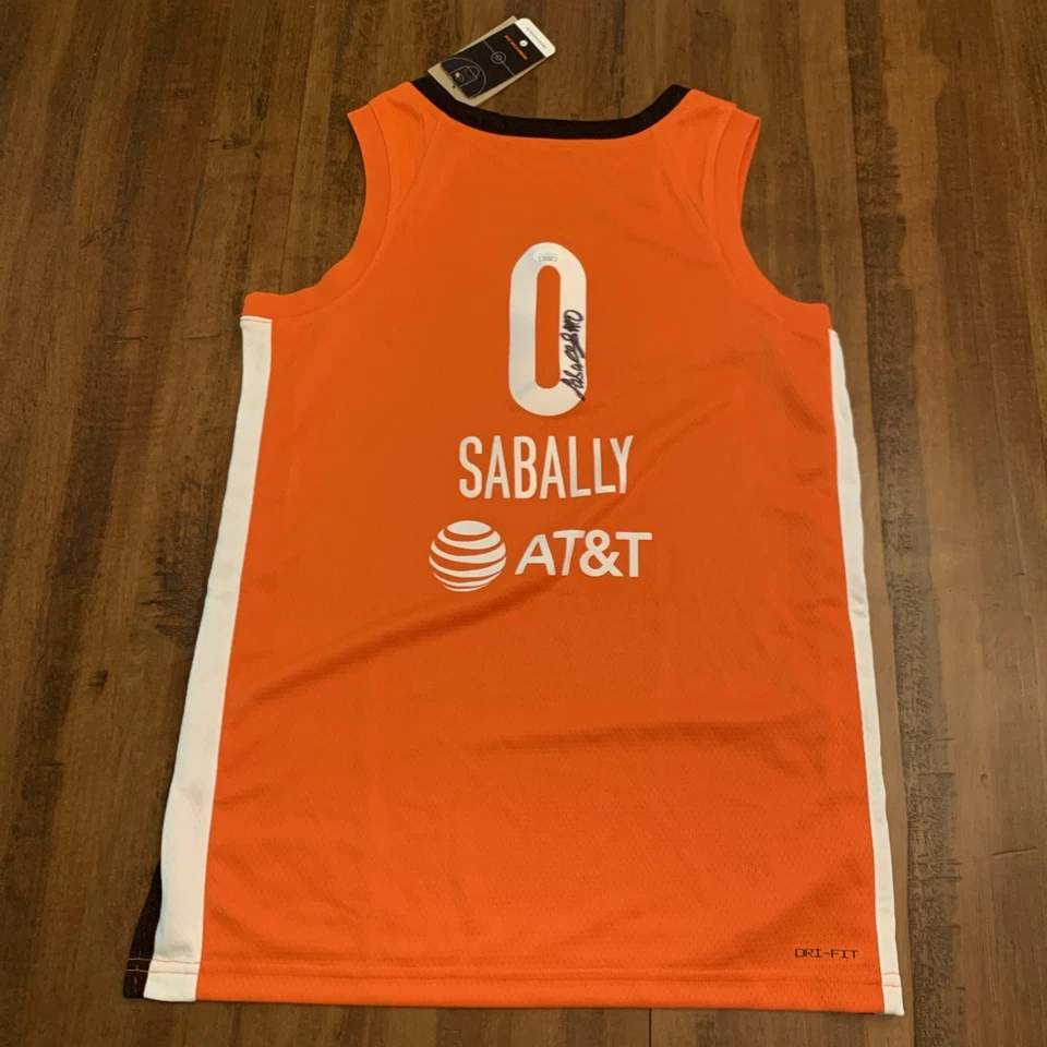 Nike WNBA All Star Satou Sabally Signed Jersey Autographed Dallas Wings JSA Cert - Image 1 of 4