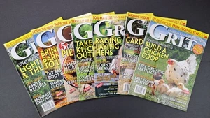 Grit Magazine Whole Year 2016 Complete Lot of 7 Bonus 2015 Issue DIY Farm Rural - Picture 1 of 9