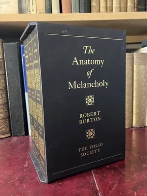 The Anatomy of Melancholy Robert Burton Folio Society 1st Ed 2005 Slipcase Fine - Image 1 of 4