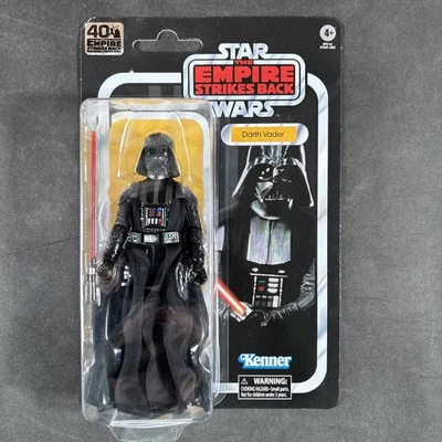 DARTH VADER STAR WARS SERIE NEGRA 40TH KENNER RETRO NUEVO EN TARJETA IMPERIO 1:12 Foto 1 de 4
