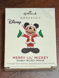 Hallmark Keepsake Disney Merry Lil’ Mickey Mouse 2021 Christmas Ornament  - Picture 1 of 2