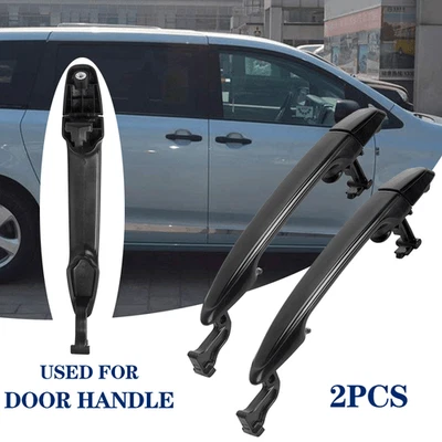 2pc Car Door for Handles Toyota Sienna 2004 2005 2006 2007 2008 2009 2010 AUXITO - Image 1 of 4