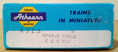 HO SCALE ATHEARN EMD GP40-2 CSX #6126 4710 - Image 1 of 4