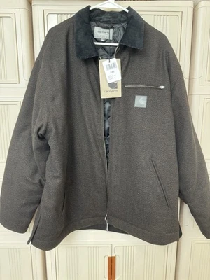 Carhartt Work In Progress Mens Truman Coat 2XL Chocolate Black New with Tags - Image 1 of 4