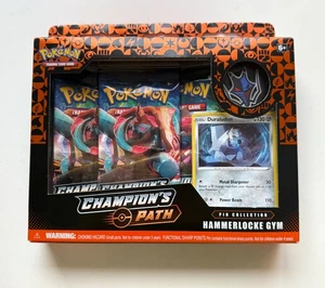 Pokemon TCG Champion's Path Special Pin Collection Box Hammerlocke Gym Box NEU - Bild 1 von 2
