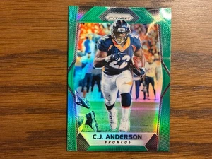 2017 Panini Prizm - C.J. Anderson #111 Green Prizm - Picture 1 of 2