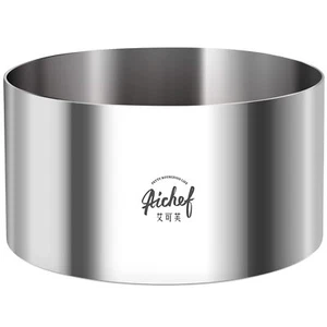 304 Stainless Steel Mousse Cake Ring 6 x 3.15 inch Mirror Finish Seamless - Picture 1 of 9