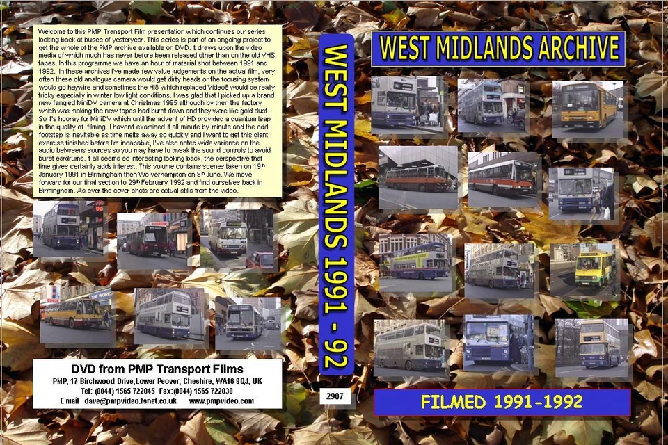 2987. West Midlands Video Archive. Volume 3 1991-1992.  Filmed 8th June 1991 in  - Image 1 of 1