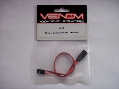 Venom 1612 8" (200mm) JR/Hitec Servo/Battery Extension - Image 1 of 2