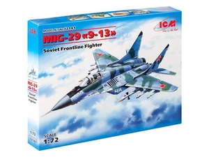 MiG-29 9-13 sowjetische moderne Figur 1982 Jahr 1/72 Maßstab Kunststoff Modellbausatz ICM 72141 - Bild 1 von 12