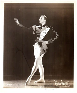 Vintage Hand Signed KENNETH JOHNSON 8”X10” Photograph BALLET DANCER Autograph - Picture 1 of 2