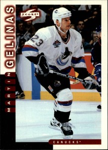 1997-98 Score Canucks Hockey Card #133 Martin Gelinas