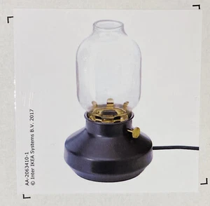 Ikea TARNABY Table Lamp, Dimmable, Steel/Glass, Anthracite Black (No Bulb) - NEW - Picture 1 of 4