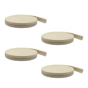 LOM - 7/8" Inch 33' Foot, 100% Cotton Flat Wick - 4 Pack for Oil Lanterns - Picture 1 of 7