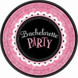 Bachelorette Plates Bachelorette Party Dessert PlatesFavor Party Supplies 8ct