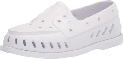 Sperry Authentic Original Float Boat Shoe White STS86494 US Men's 8 Women's 10 - Image 1 of 4