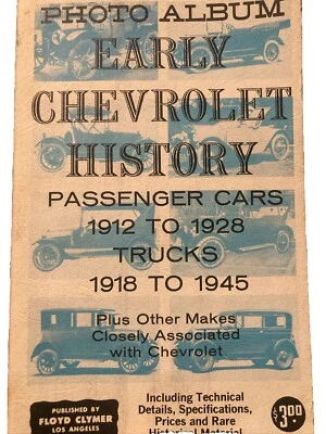 Chevrolet: 1912 to 1928 Passenger Cars, Trucks 1918 to 1945 Photo Album 1966 @22 - Image 1 of 3