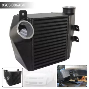 Bolt-On Side Mount Intercooler For VW 02-05 Jetta Golf GTI MK4 1.8T Turbo Black - Picture 1 of 11