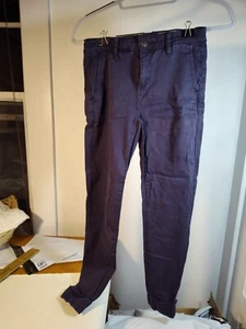 Girls Cosmic Blue Cuffed Pants - Picture 1 of 5