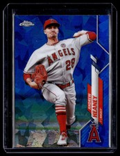 2020 Topps Chrome Sapphire Edition Andrew Heaney Los Angeles Angels #66