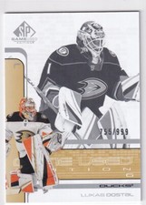 2022-23 UD SP GAME USED 01-02 RETRO ROOKIE #R-10 DUCKS LUKAS DOSTAL /999