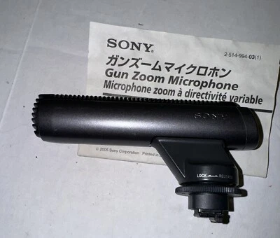 Micrófono zoom pistola Sony ECM-HGZ1 con zapata de interfaz activa Foto 1 de 3