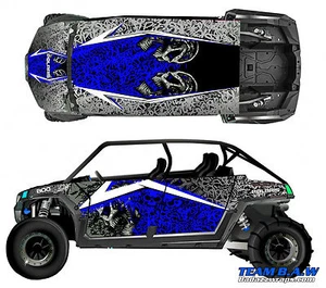 Polaris 4 RZR 800 xp Design MXVEC 013 Decal Graphic Kit Wraps Hood Scoop - Picture 1 of 9