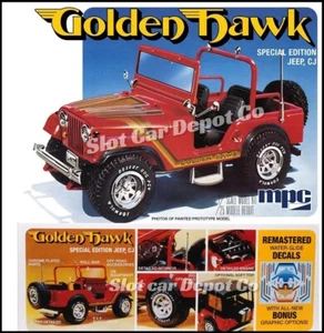 MPC Model Kit '81 Jeep CJ5 Golden Hawk Special Edition 1:25 Scale -Skill 2- 986 - Picture 1 of 7