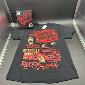 Bloody Disgusting Shirt NEW How To Survive A Horror Movie - Large - Picture 1 of 6