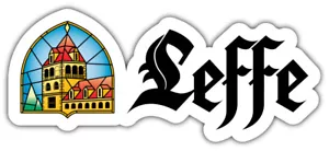 Leffe Slogan Logo Sticker Car Bumper Decal - 3'', 5'', 6'' or 8'' - Picture 1 of 1