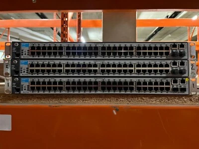 3 x HP 2620-48 J9626A 48-Port Fast Ethernet Network Switch L2 Rack Mount - Image 1 of 2