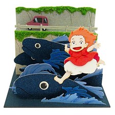 Ponyo scale papercraft MP07-39 Shui fish Ponyo on the Sankei Studio Ghibli mini